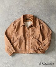 J.S.Homestead / ピグメント キャンバス ジップ ジャケット
