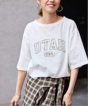 ピグメント PRINT TEE