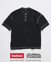 Healthknit / ヘルスニット 別注 ヘンリーネックTシャツ