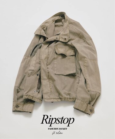 フェード加工 BDU リップストップ ジャケット