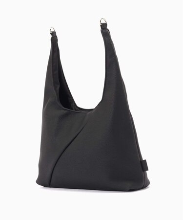 fellowww / フェロー Flaux Leather drawstring bag