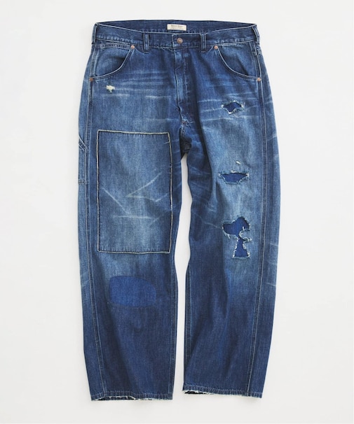 <Relume Jeans>リメイク ライトオンス デニムペインターパンツ