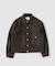 FAUX LEATHER TRUCKER ジャケット