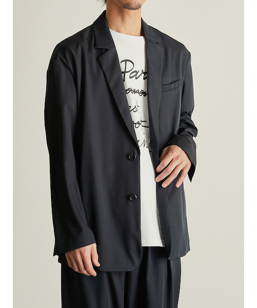 PAZZO パッゾ 総柄 ミドルコース テーラードジャケット ウール