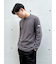 【Custom Culture】SOFT THERMO ソフトニットクルーネック ロングスリーブTシャツ