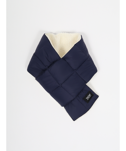 【TAION】 REVERSIBLE MOUNTAIN DOWNxBOA SCARF マウンテン リバーシブル ダウン×ボア マフラー