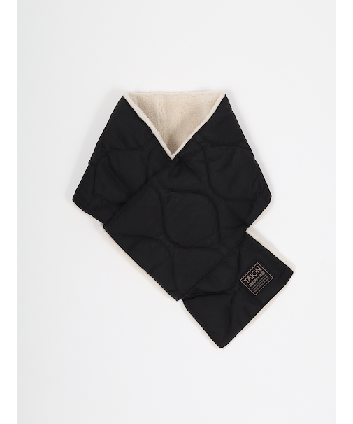 【TAION】 MILITARY　REVERSIBLE DOWN SCARF ミリタリー リバーシブル ダウンマフラー ダウンスカーフ