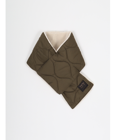 【TAION】 MILITARY　REVERSIBLE DOWN SCARF ミリタリー リバーシブル ダウンマフラー ダウンスカーフ