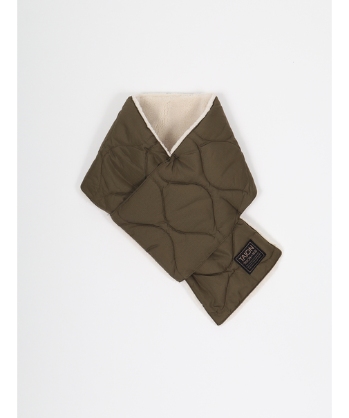 【TAION】 MILITARY　REVERSIBLE DOWN SCARF ミリタリー リバーシブル ダウンマフラー ダウンスカーフ