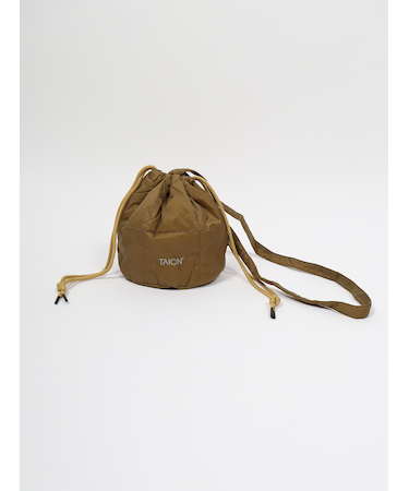 【TAION】 DRAW STRING DOWN BAG-S ベーシック ドローストリング ダウンバッグS ショルダーバッグ 巾着型ミニバッグ
