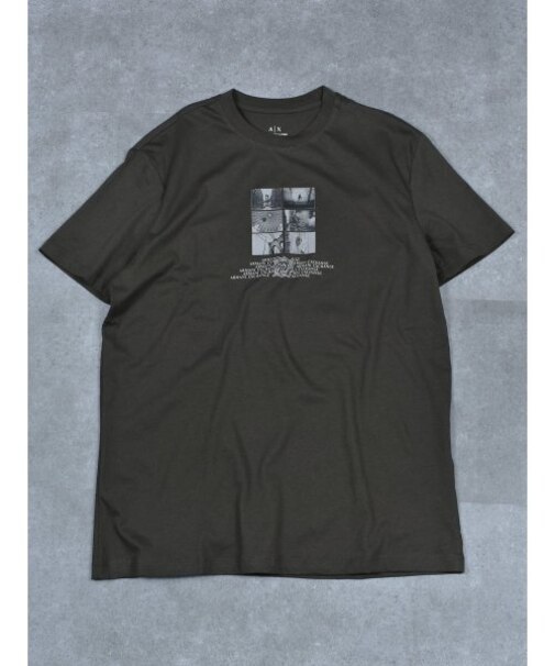 【ARMANI EXCHANGE】ボックスプリントTシャツ ショートスリーブTEE 半袖T