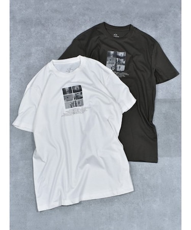 【ARMANI EXCHANGE】ボックスプリントTシャツ ショートスリーブTEE 半袖T