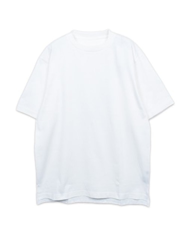 【CUSTOM CULTURE】空紡糸ｼﾙｹｯﾄ加工天竺ｸﾙｰﾈｯｸTee