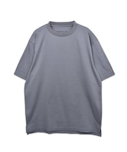 【CUSTOM CULTURE】空紡糸ｼﾙｹｯﾄ加工天竺ｸﾙｰﾈｯｸTee
