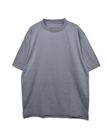 【CUSTOM CULTURE】空紡糸シルケット加工天竺クルーネックTee