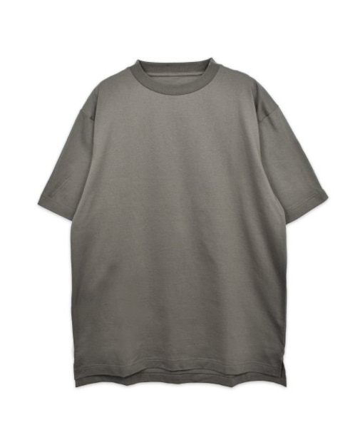 【CUSTOM CULTURE】空紡糸シルケット加工天竺クルーネックTee