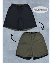 【TAION】 REVERSIBLE WIDE SHORTS ノンダウン ミリタリー リバーシブル ワイドショーツ ワイドショートパンツ