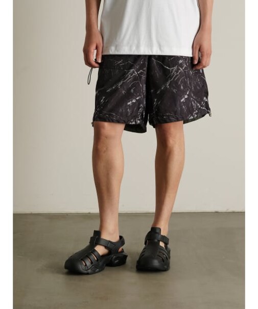 【TAION】 REVERSIBLE WIDE SHORTS ノンダウン ミリタリー リバーシブル ワイドショーツ ワイドショートパンツ