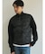 【TAION】 HI NECK DOWN JK SLEEVE KNIT ベーシック ハイネックWジップ ニットスリーブダウンジャケット