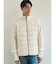 【TAION】 HI NECK DOWN JK SLEEVE KNIT ベーシック ハイネックWジップ ニットスリーブダウンジャケット