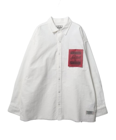 【ANTIBAL】 オックスビッグシルエットシャツ