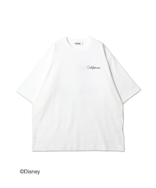 【ANTIBAL】 ミッキーマウス”MICKEY SK8 CALIFORNIA”プリント ショートスリーブBIGTシャツ