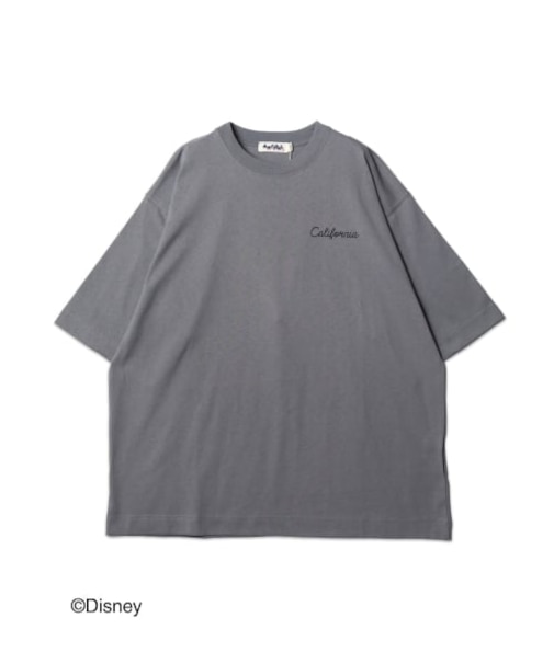 【ANTIBAL】 ミッキーマウス”MICKEY SK8 CALIFORNIA”プリント ショートスリーブBIGTシャツ