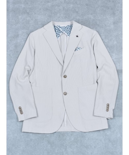 【G-STAGE】 シアサッカー ストライプ ジャケット