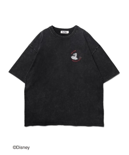 【ANTIBAL】 ディズニーカスレプリント パウダーブリーチショートスリーブTシャツ