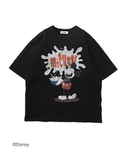 【ANTIBAL】 ディズニーカスレプリント パウダーブリーチショートスリーブTシャツ