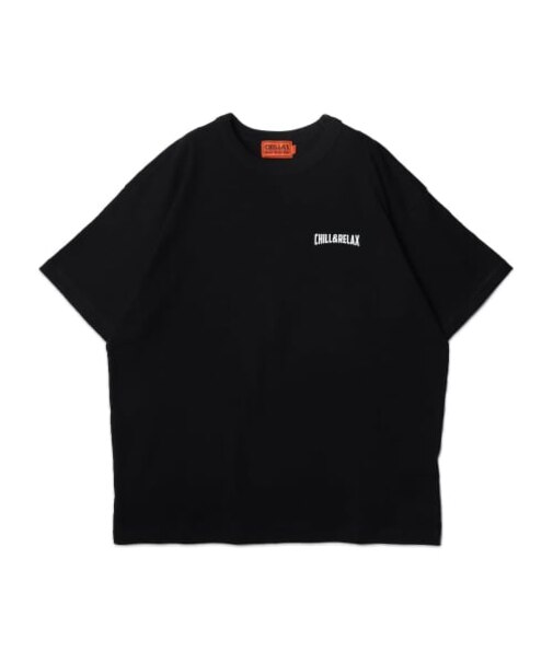 【CHILLAX】スラブ天竺 マルチデザインプリント TEE