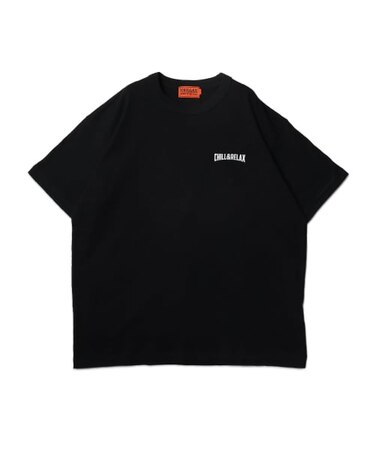 【CHILLAX】スラブ天竺 マルチデザインプリント TEE