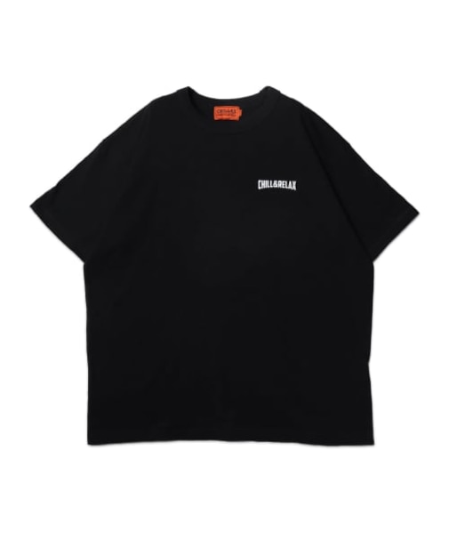 【CHILLAX】スラブ天竺 マルチデザインプリント TEE