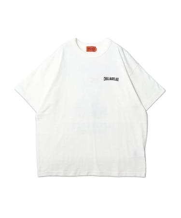 【CHILLAX】スラブ天竺 マルチデザインプリント TEE