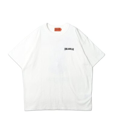【CHILLAX】スラブ天竺 マルチデザインプリント TEE