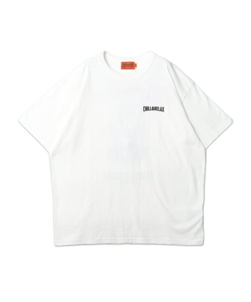【CHILLAX】スラブ天竺 マルチデザインプリント TEE