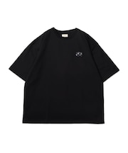 【CORISCO】度詰め天竺オジサン刺繍プリントTEE