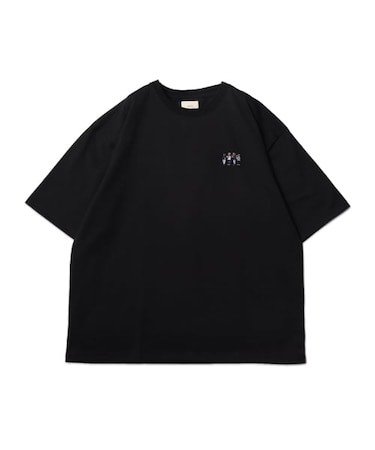 【CORISCO】度詰め天竺オジサン刺繍プリントTEE