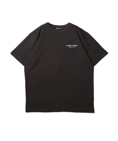 【SMILEY FACE】 スマイリーブラシ刺繍TEE