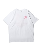 【SMILEY FACE】 スマイリー振り刺繍TEE