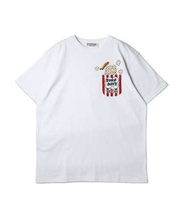 【SURF DAYS】ポップコーンプリントポケットTEE　ポケT