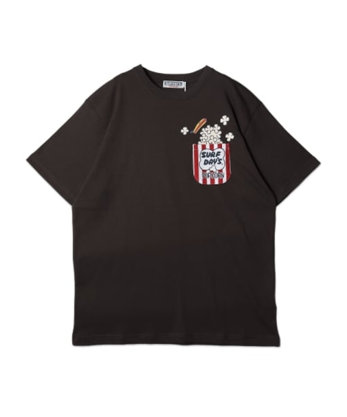 【SURF DAYS】ポップコーンプリントポケットTEE　ポケT