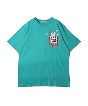 【SURF DAYS】ポップコーンプリントポケットTEE　ポケT
