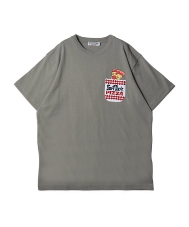 【SURF DAYS】ピザカスレプリントポケットTEE ポケT