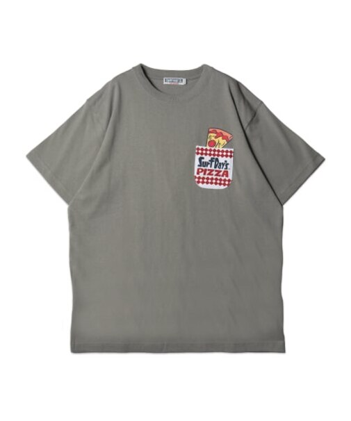 【SURF DAYS】ピザカスレプリントポケットTEE ポケT