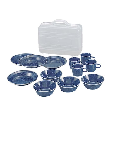 ウエスト ホーロー食器セット(キャリングケース付)