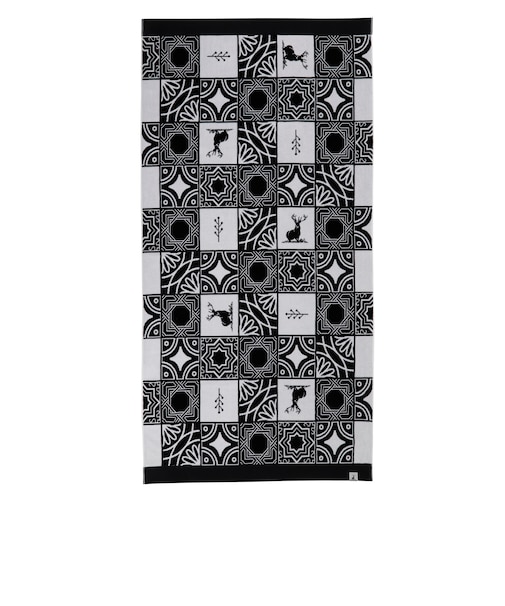 ビッグジャガードタオル・モロッカンタイルパターン