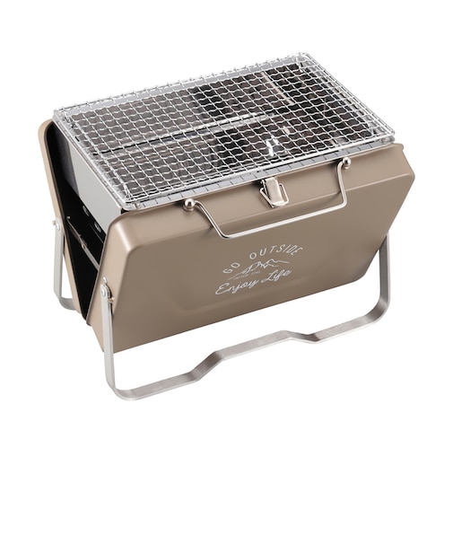 モンテ V型卓上グリル(カーキ)