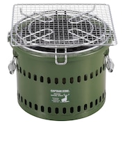 ポータブル 水冷七輪（オリーブ）