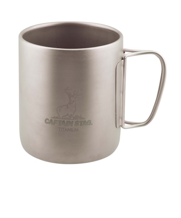 チタン製 ダブルマグカップ450